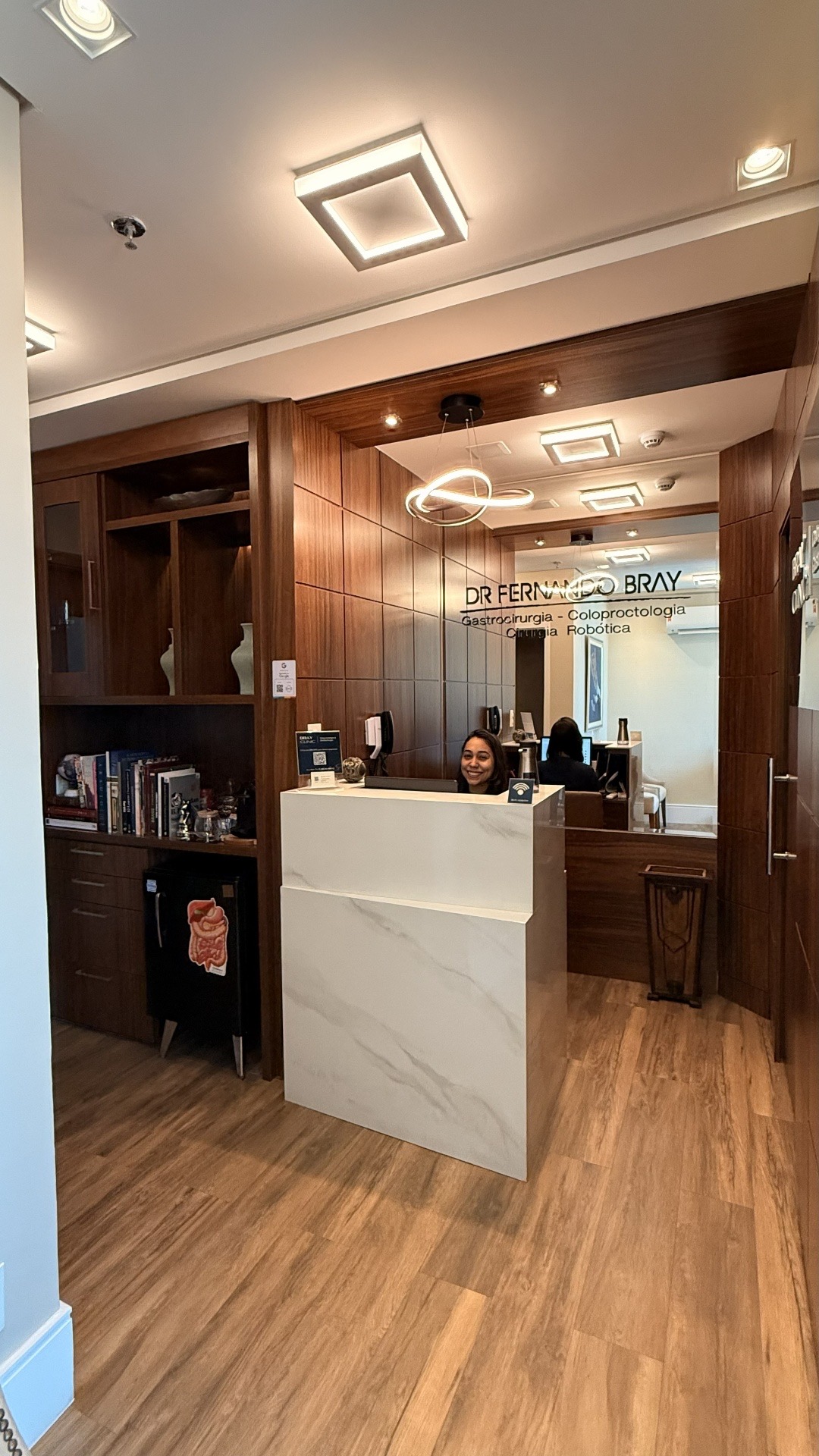 Recepção da Bray Clinic