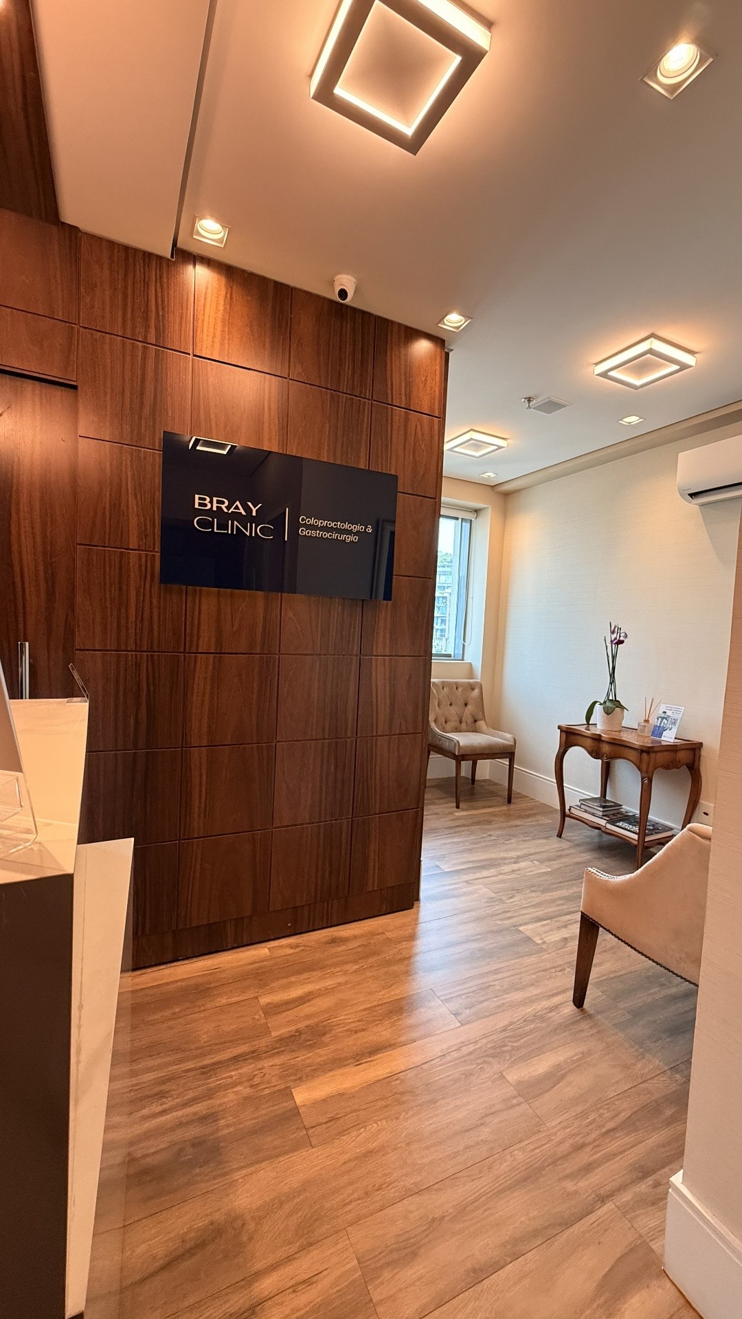 Sala de espera — consultório em São Paulo